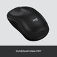 Logitech M220 SILENT Draadloze Muis, 2,4 GHz met USB - Ontvanger, 1000 DPI Optische Tracking, 18 Maanden Batterij, Tweehandig, Compatibel met PC, Mac, Laptop - Grijs - NLMAX