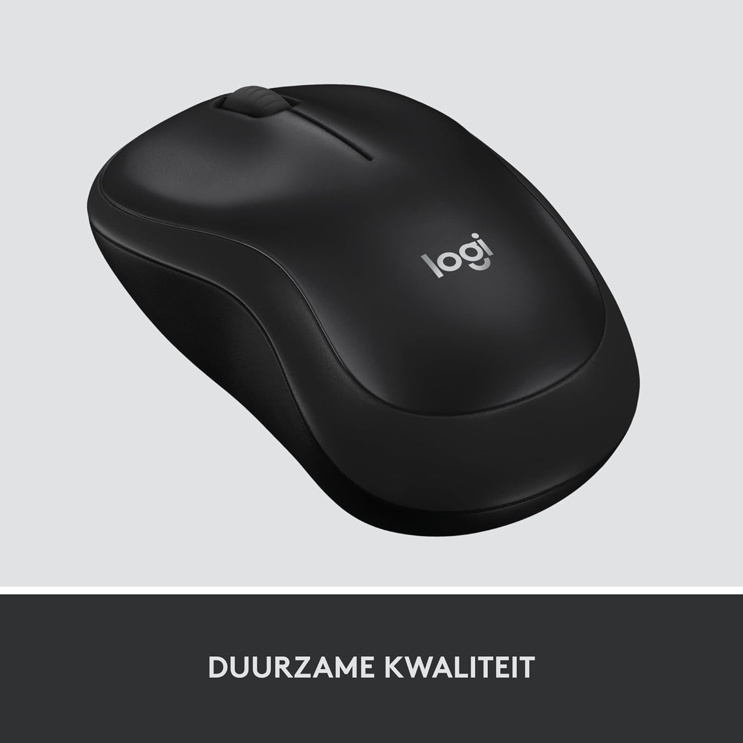 Logitech M220 SILENT Draadloze Muis, 2,4 GHz met USB - Ontvanger, 1000 DPI Optische Tracking, 18 Maanden Batterij, Tweehandig, Compatibel met PC, Mac, Laptop - Grijs - NLMAX