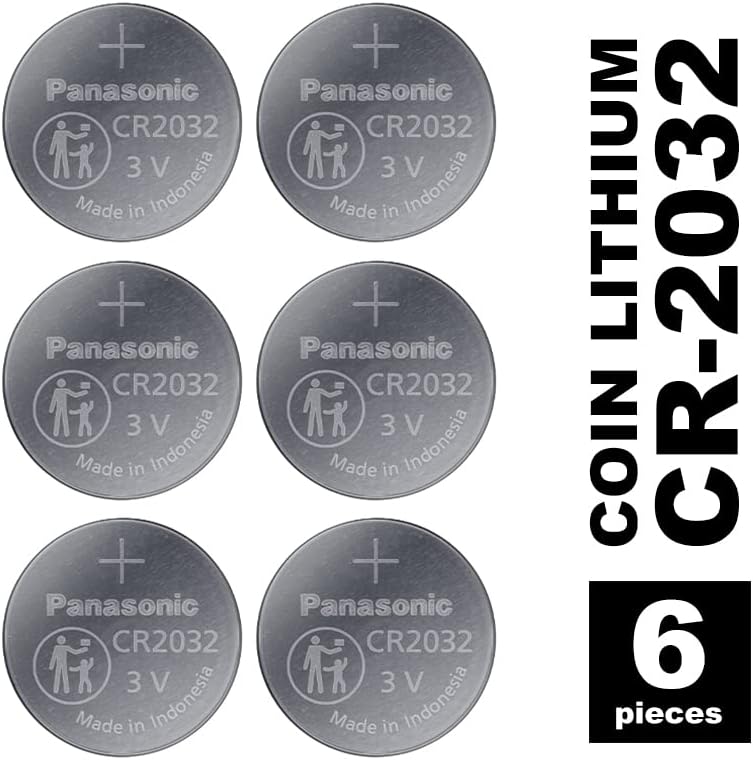 Panasonic 2452 lithium - knoopcel CR2032 6er Pack zilver - NLMAX