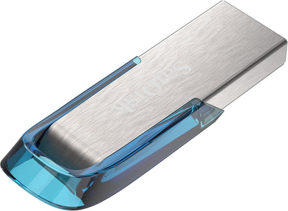 SanDisk Ultra Flair USB 3.0 Flash Drive 16 GB (Robuuste En Stijlvolle Metalen Behuizing, Wachtwoordbeveiliging, 150 MB/s Lezen) Zwart - NLMAX