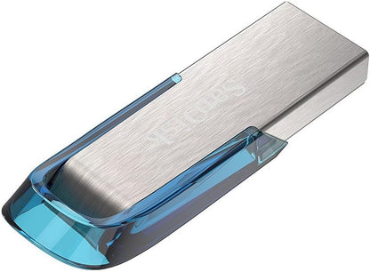 SanDisk Ultra Flair USB 3.0 Flash Drive 16 GB (Robuuste En Stijlvolle Metalen Behuizing, Wachtwoordbeveiliging, 150 MB/s Lezen) Zwart - NLMAX
