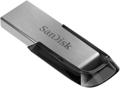 SanDisk Ultra Flair USB 3.0 Flash Drive 16 GB (Robuuste En Stijlvolle Metalen Behuizing, Wachtwoordbeveiliging, 150 MB/s Lezen) Zwart - NLMAX