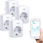 TP - link Tapo Smart WiFi - stopcontact Tapo P110 met energieverbruiksregeling, smart home Alexa - stopcontact, werkt met Alexa, Google Home, spraakbesturing, toegang op afstand, geen hub nodig, mini - NLMAX
