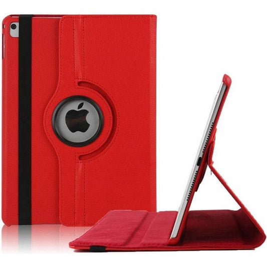 Apple iPad 10.2 (2019) Rood 360 graden draaibare hoesje - Book Case Tablethoes - NLMAX