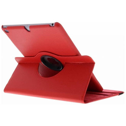 Apple iPad 10.2 (2019) Rood 360 graden draaibare hoesje - Book Case Tablethoes - NLMAX