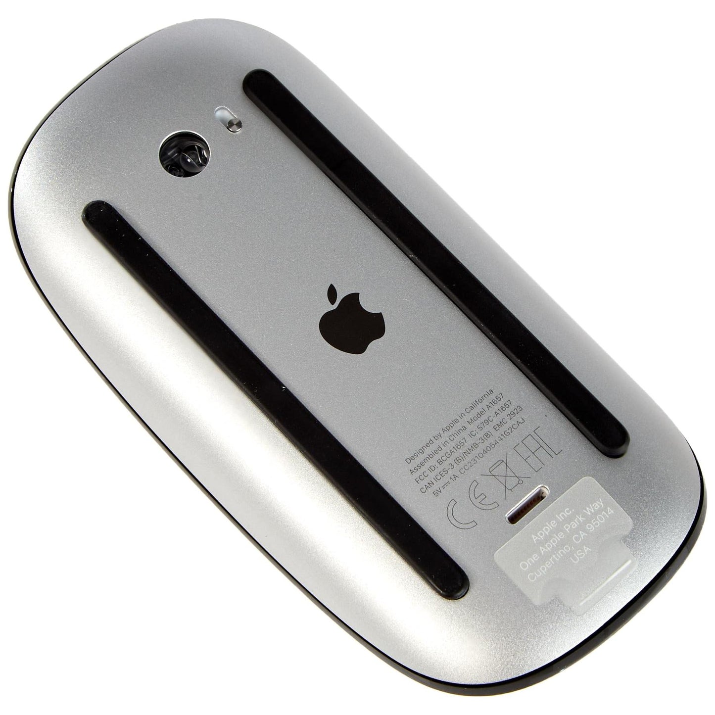 Apple Magic Mouse: Bluetooth, oplaadbaar. Werkt met Mac of iPad; Zwart, Multi Touch-oppervlak - NLMAX