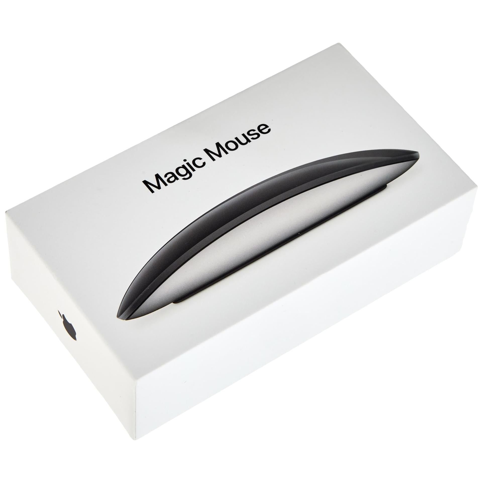 Apple Magic Mouse: Bluetooth, oplaadbaar. Werkt met Mac of iPad; Zwart, Multi Touch-oppervlak - NLMAX