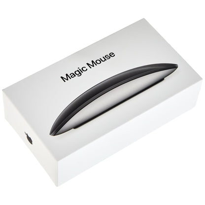 Apple Magic Mouse: Bluetooth, oplaadbaar. Werkt met Mac of iPad; Zwart, Multi Touch-oppervlak - NLMAX