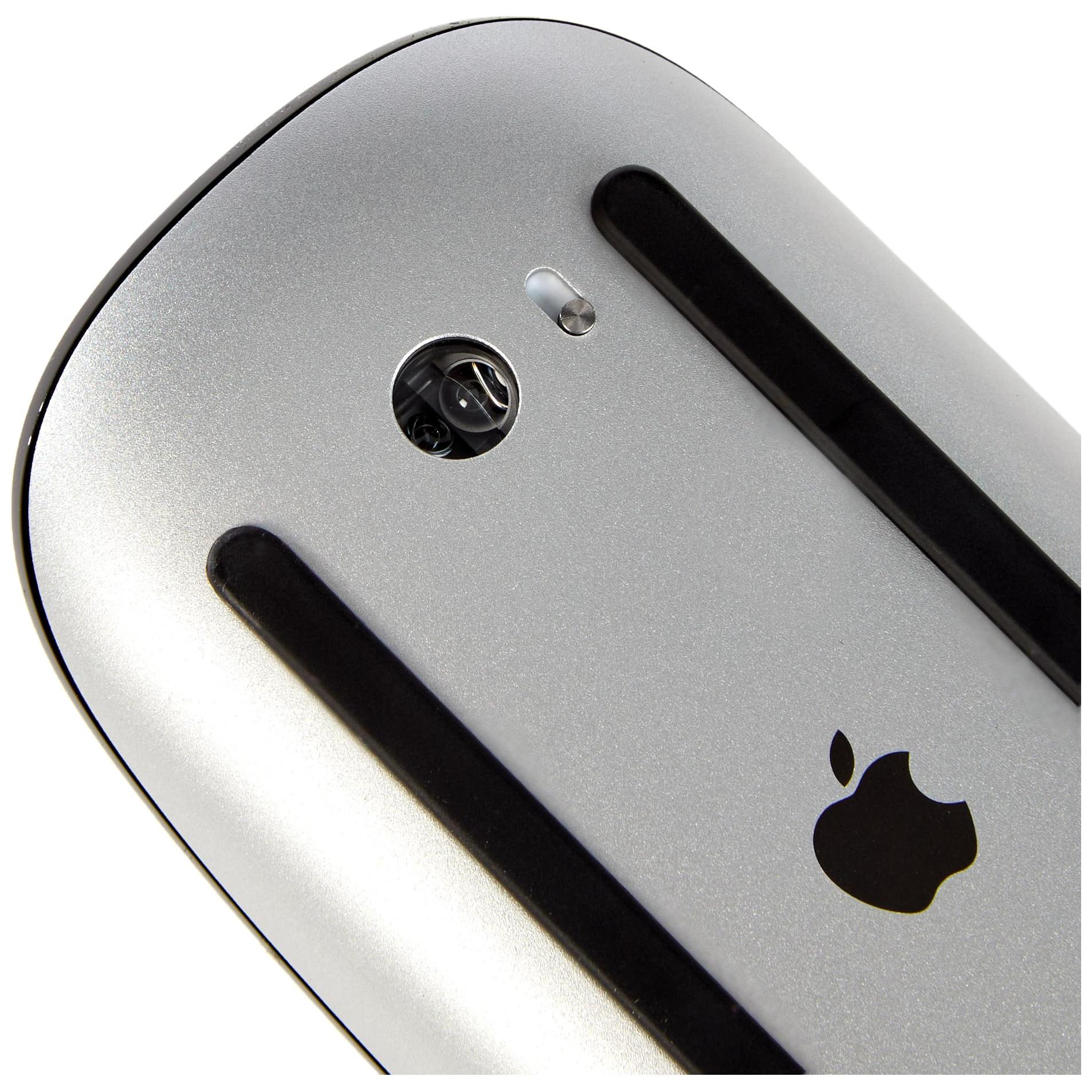 Apple Magic Mouse: Bluetooth, oplaadbaar. Werkt met Mac of iPad; Zwart, Multi Touch-oppervlak - NLMAX