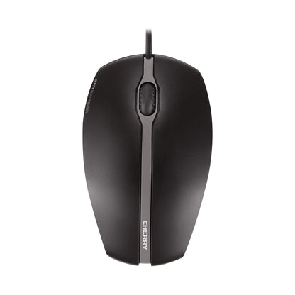 CHERRY GENTIX SILENT, bedrade muis, stille designmuis zonder klik, perfecte ergonomie, nauwkeurige sensor, zwart - NLMAX