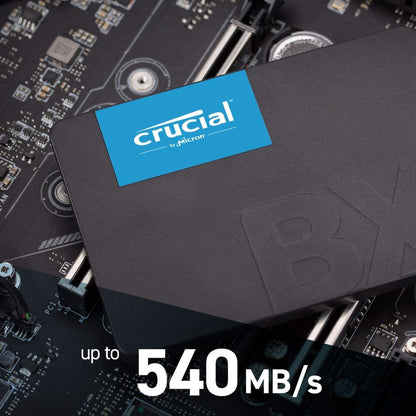 Crucial BX500 480GB CT480BX500SSD1 Interne SSD (3D NAND, SATA 2,5-inch) Tot 540MB/s - NLMAX