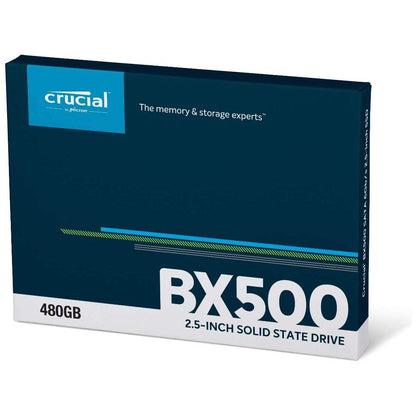 Crucial BX500 480GB CT480BX500SSD1 Interne SSD (3D NAND, SATA 2,5-inch) Tot 540MB/s - NLMAX