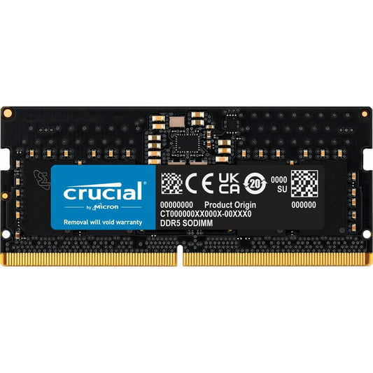 Crucial RAM 8GB DDR5 4800MHz Laptop Geheugen CT8G48C40S5 - NLMAX