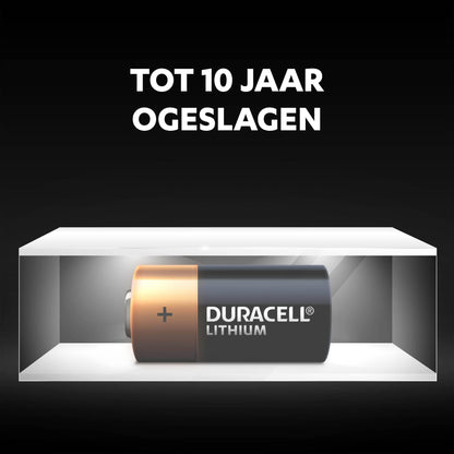 De Duracell High Power Lithium CR2 Batterij 3V, pack of 2 (CR15H270) is geschikt voor gebruik in in sensoren, smart deursloten, fotofiltsers en zaklampen, verpakking van 2 - NLMAX