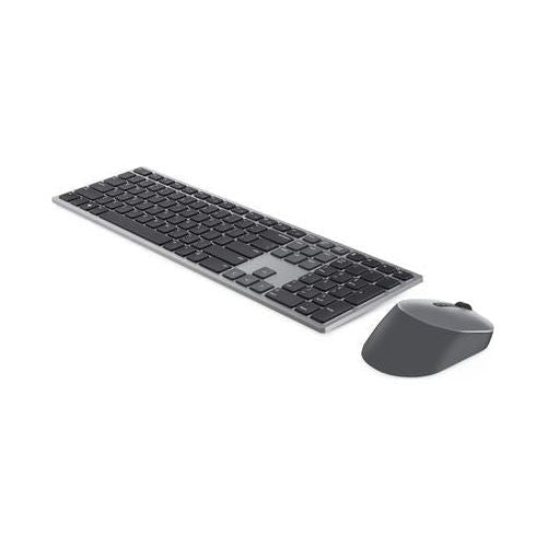 DELL KM7321W toetsenbord RF-draadloos + Bluetooth AZERTY Belgisch Inclusief muis Grijs, Titanium - NLMAX