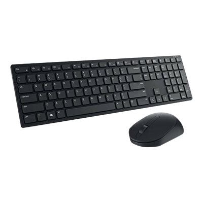 Dell Pro KM5221W - toetsenbord en muis set - QWERTY - US International - zwart - NLMAX