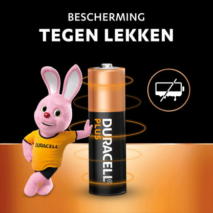 Duracell Plus AA-batterijen (24 stuks) - 1,5V-alkaline batterijen - Gaan tot 100% langer mee - Betrouwbaar voor dagelijks gebruikte apparaten - 0% plastic verpakking - 10 jaar te bewaren - LR6 MN1500 - NLMAX