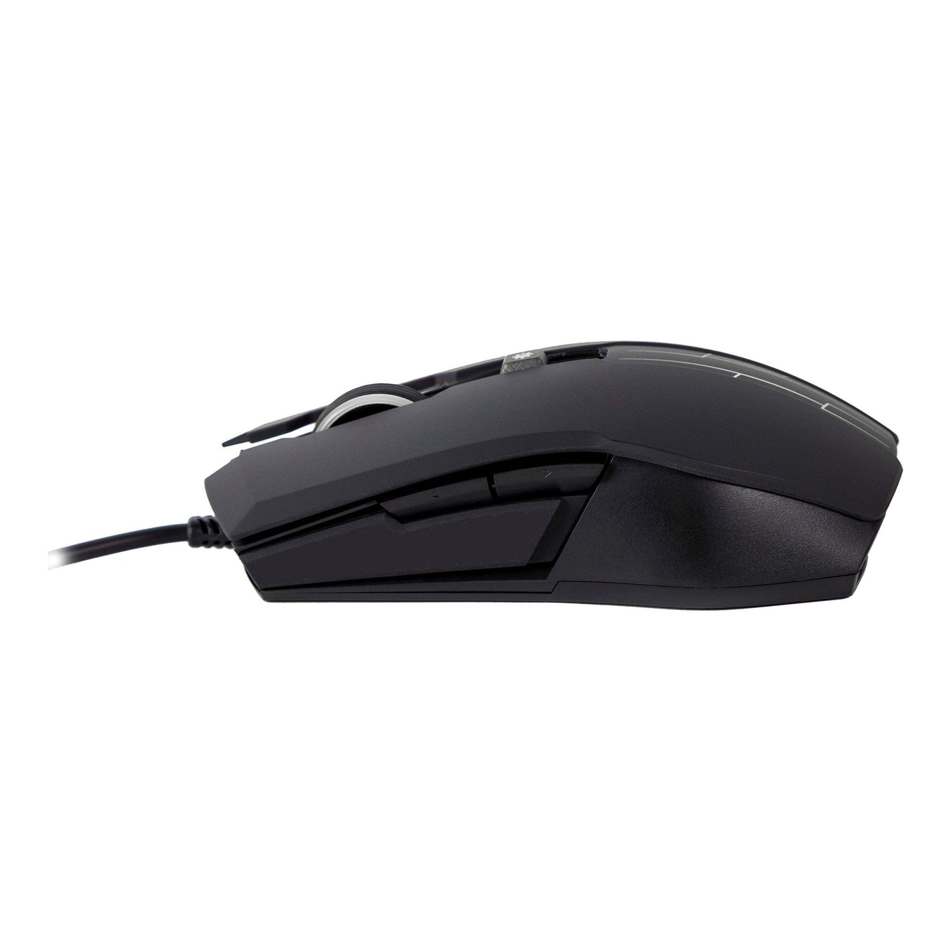 Gaming Toetsenbord & Muis Combo Set- Membraan Switches met 7 kleuren LED verlichting, mediatoetsen & polssteun met MM110 Gaming Mouse - QWERTY - NLMAX