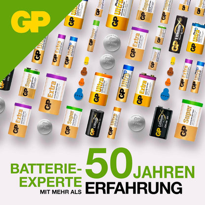 GP LR44 knoopcellen | batterijen L1154f / AG13 / V13GA | 10 stuks knoopbatterijen alkaline 1,5 V (spanning 1,5 volt) - NLMAX