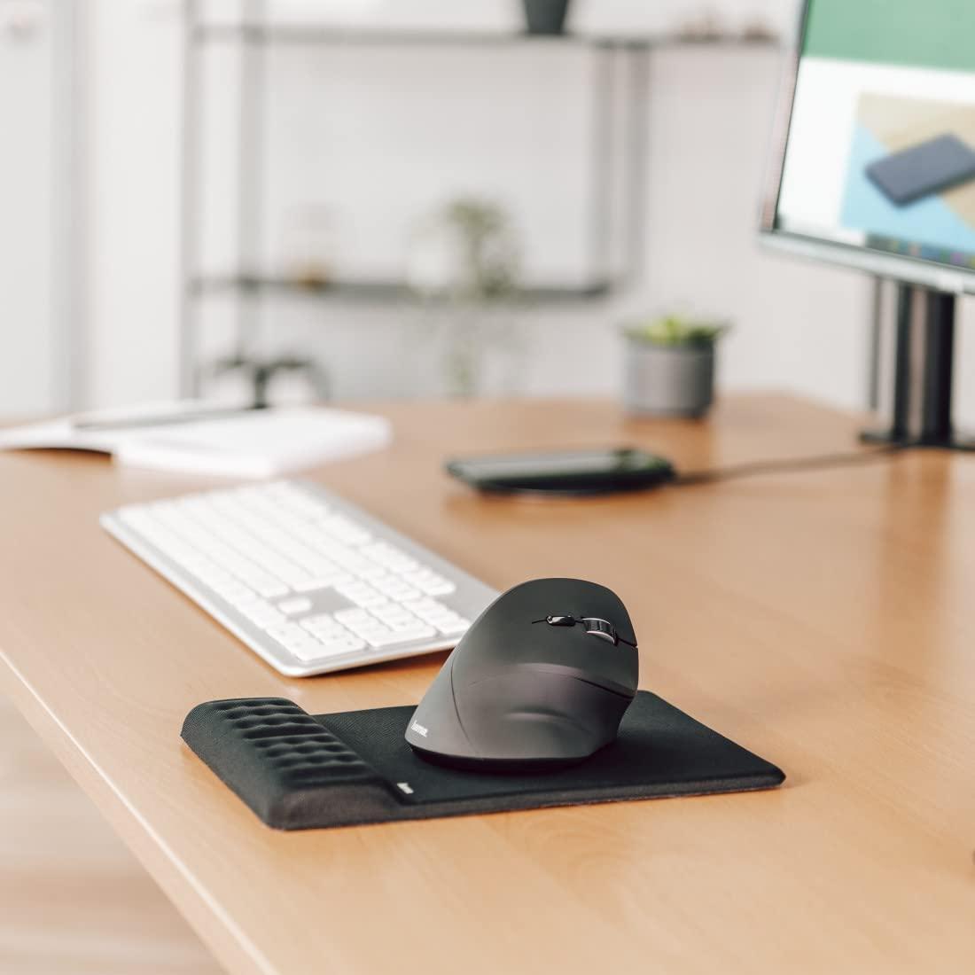 Hama verticale ergonomische muis, draadloos muis voor rechtshandigen, 6 knoppen - NLMAX