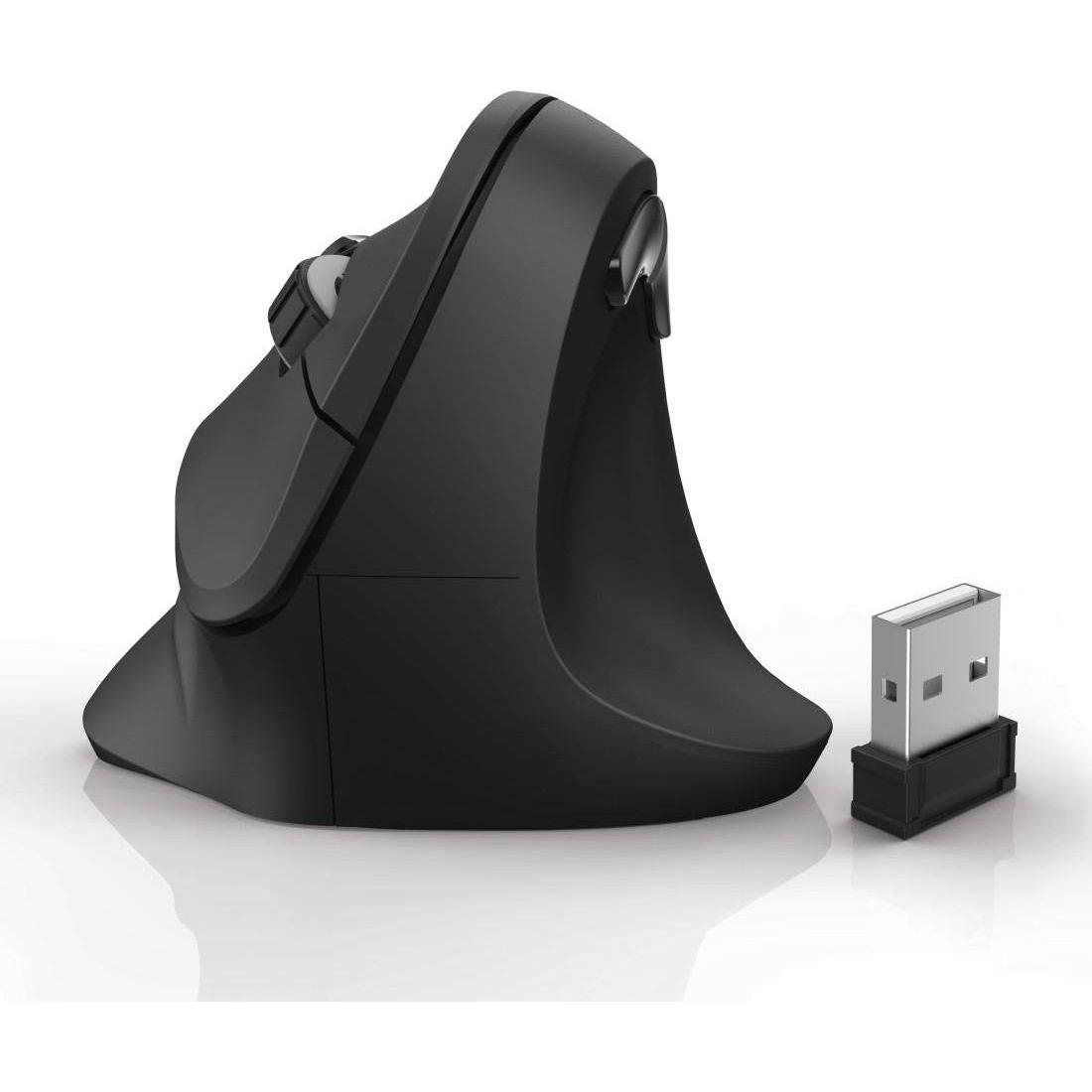 Hama verticale ergonomische muis, draadloos muis voor rechtshandigen, 6 knoppen - NLMAX