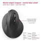 Hama verticale ergonomische muis, draadloos muis voor rechtshandigen, 6 knoppen - NLMAX