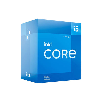 Intel Core i5-12400F 12e generatie desktopprocessor (basisfrequentie: 2,5 GHz, 6 cores, LGA1700, DDR4 RAM en tot 128 GB DDR5) BX8071512400F - NLMAX