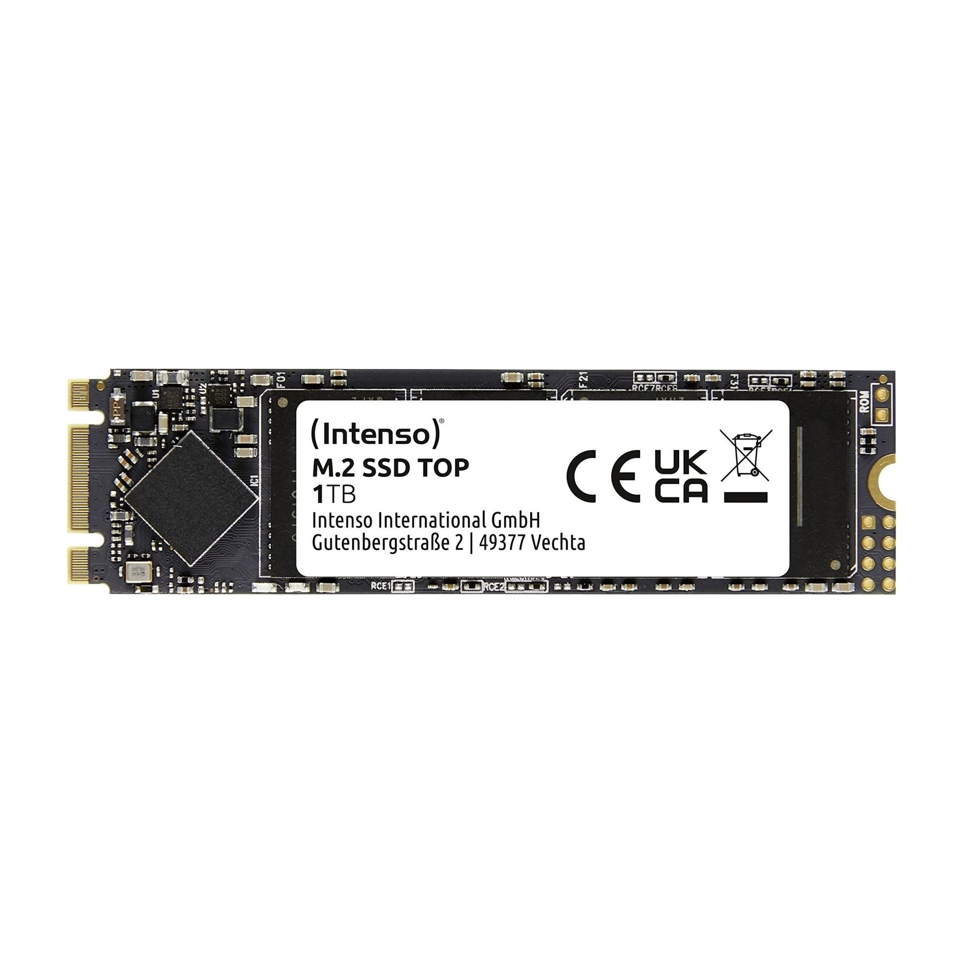 Intenso Interne M.2 SSD SATA III Top, 1 TB, 550 MB/seconde - NLMAX