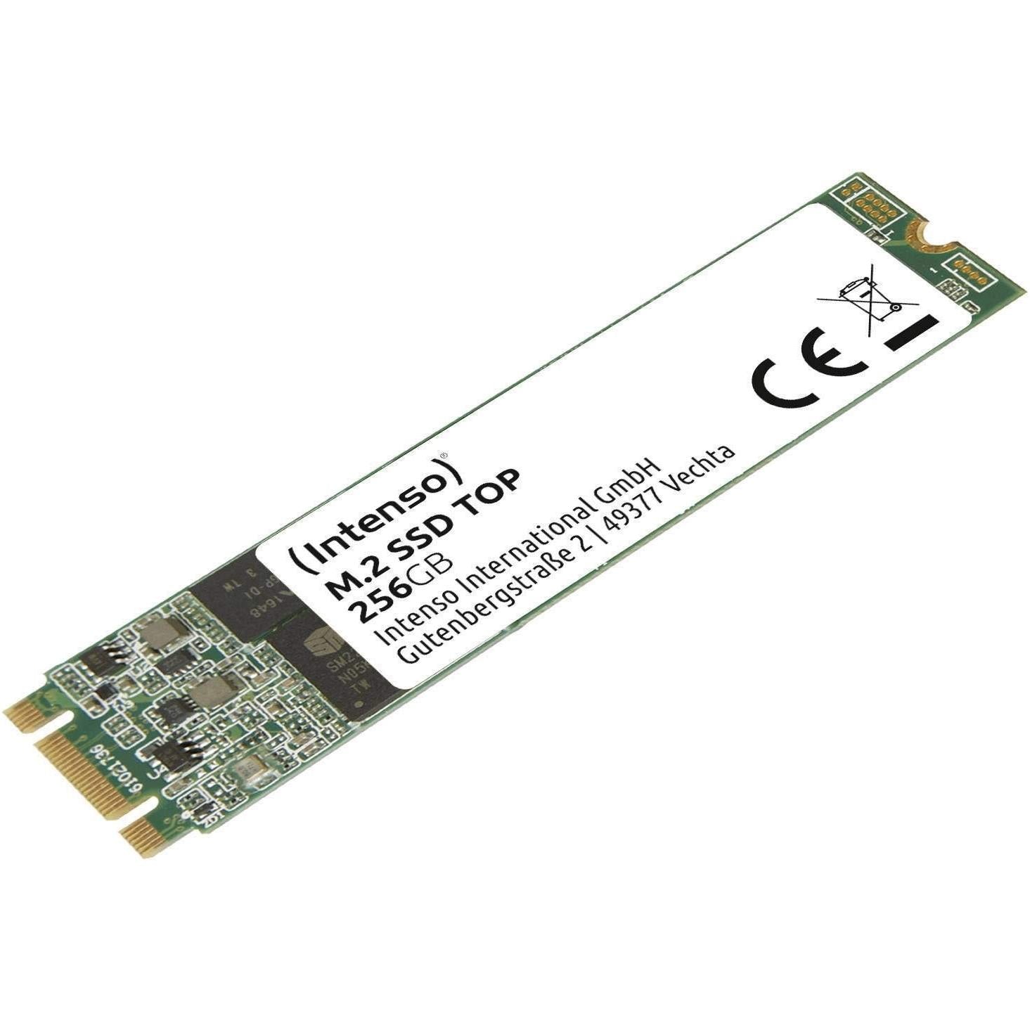 Intenso Interne M.2 SSD SATA III Top, 256 GB, 520 MB/seconde - NLMAX