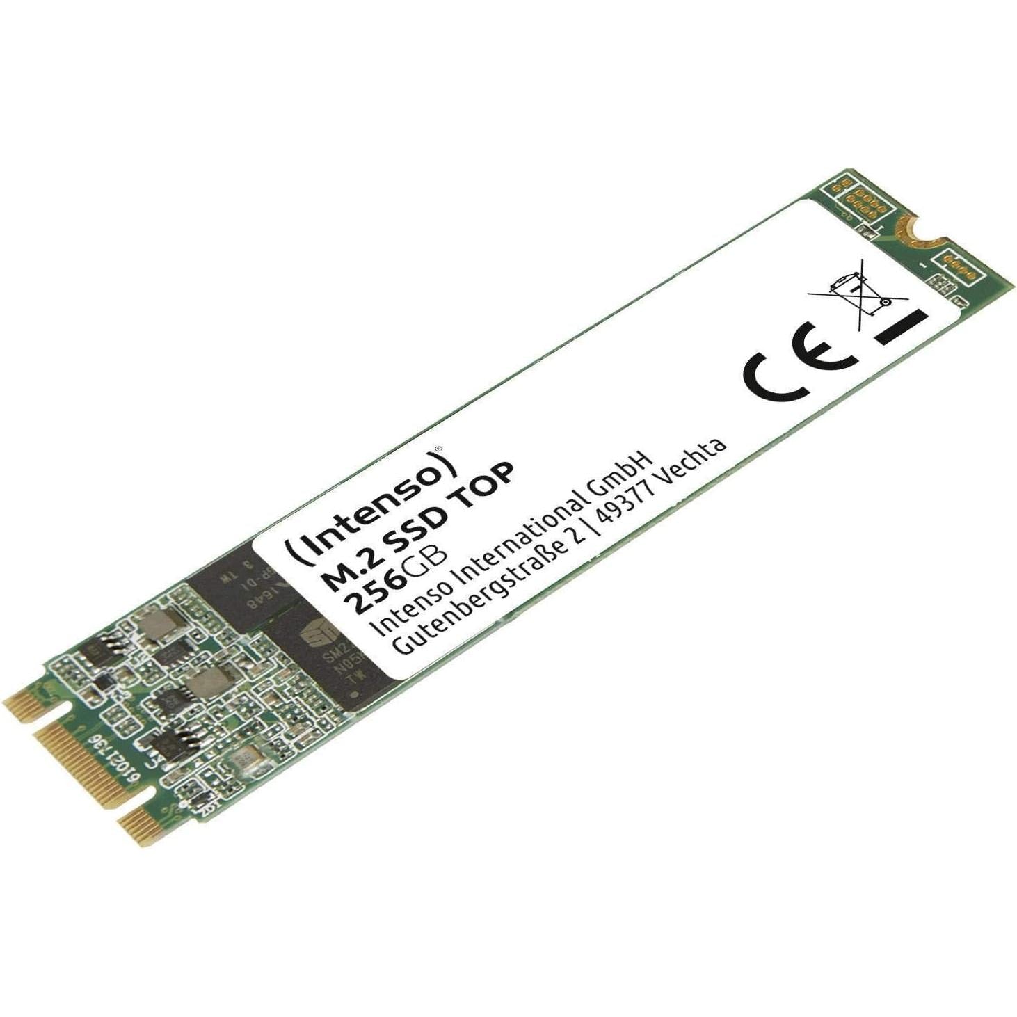 Intenso Interne M.2 SSD SATA III Top, 256 GB, 520 MB/seconde - NLMAX
