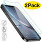 iPhone 11 PRO Screenprotector glas - extra strek en helder Beschermglas - 2 stuks - NLMAX