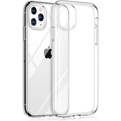 iPhone 12 Pro MAX Hoesje Transparant Cover En Screenprotector Tempered Glass Set 2in1 - NLMAX