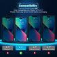 iPhone 14 Pro Glas Screen Protector gehard glas Film 6,1-inch, volledige dekking 3-Pack Bubble Free, Case-Friendly, - NLMAX