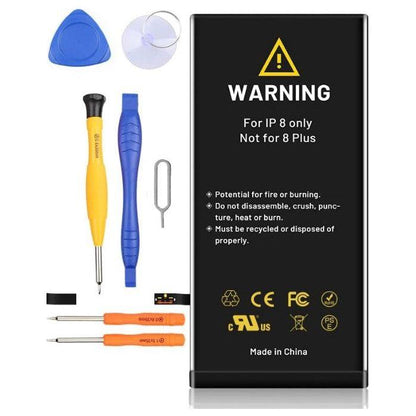 iPhone 8 Accu Battery met hoge capaciteit met Repair Toolkit - NLMAX