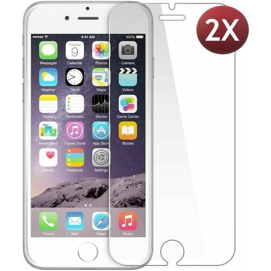iPhone SE 2020 Screenprotector glas - extra strek en helder Beschermglas - 2 stuks - NLMAX