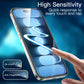 JETech Screen Protector voor iPhone 15 Pro 6,1-Inch, Volledige Dekking Gehard Glas Film Schermbeschermer met Eenvoudige Installatietool, Hoesje-Vriendelijk, HD Doorzichtig, 3-Stuks - NLMAX