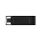 Kingston DataTraveler 70 - DT70/128GB USB-C Flash Drive Zwart - NLMAX