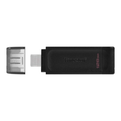 Kingston DataTraveler 70 - DT70/128GB USB-C Flash Drive Zwart - NLMAX
