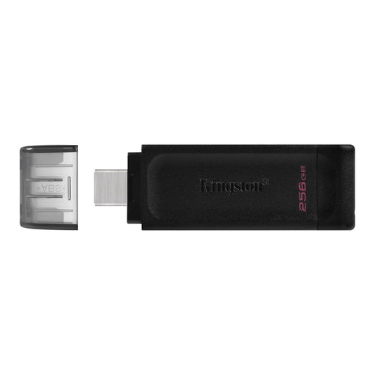 Kingston DataTraveler 70 - DT70/256GB USB-C Flash Drive Zwart - NLMAX