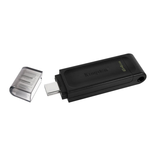 Kingston DataTraveler 70 - DT70/64GB USB-C Flash Drive Zwart - NLMAX
