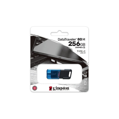 Kingston DataTraveler 80 M USB-C 3.2 Gen 1-200 MB/s 256 GB - DT80M/256GB - NLMAX