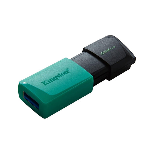 Kingston DataTraveler Exodia M DTXM/256GB USB 3.0 Gen 1 - with Moving Cap, Black/Green - NLMAX