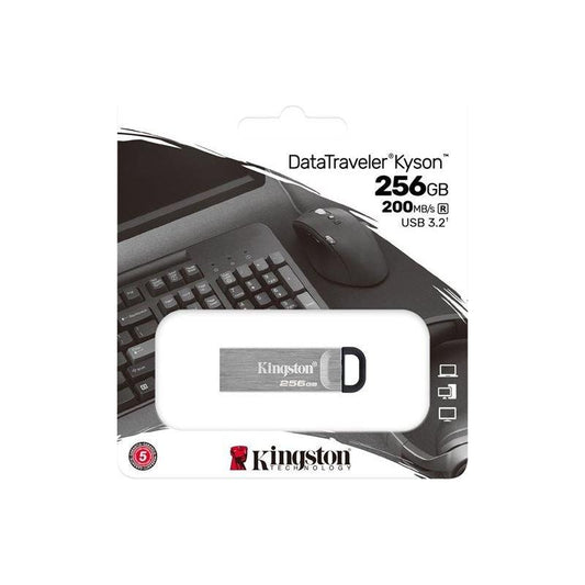 Kingston DataTraveler Kyson USB Flash Drive- USB 3.2 - 256 GB - DTKN/256GB Kingston DataTraveler Kyson USB - NLMAX