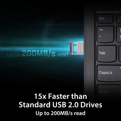 Kingston- Digital Media Product DTMC3G2/64GB 64GB DT MICRO USB 3.2 200MB/S METAL GEN 1 - NLMAX