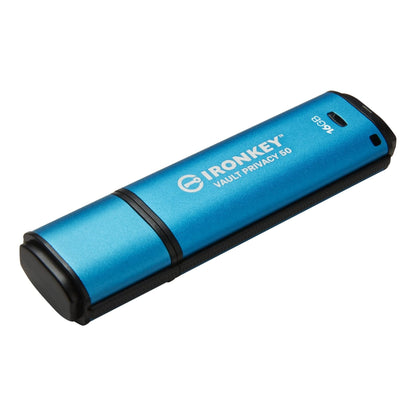 Kingston IronKey Vault Privacy 50 Drive Flash Drive USB FIPS 197 gecertificeerde & XTS-AES 256-bits gecodeerde USB-drive voor - IKVP50/16GB - NLMAX