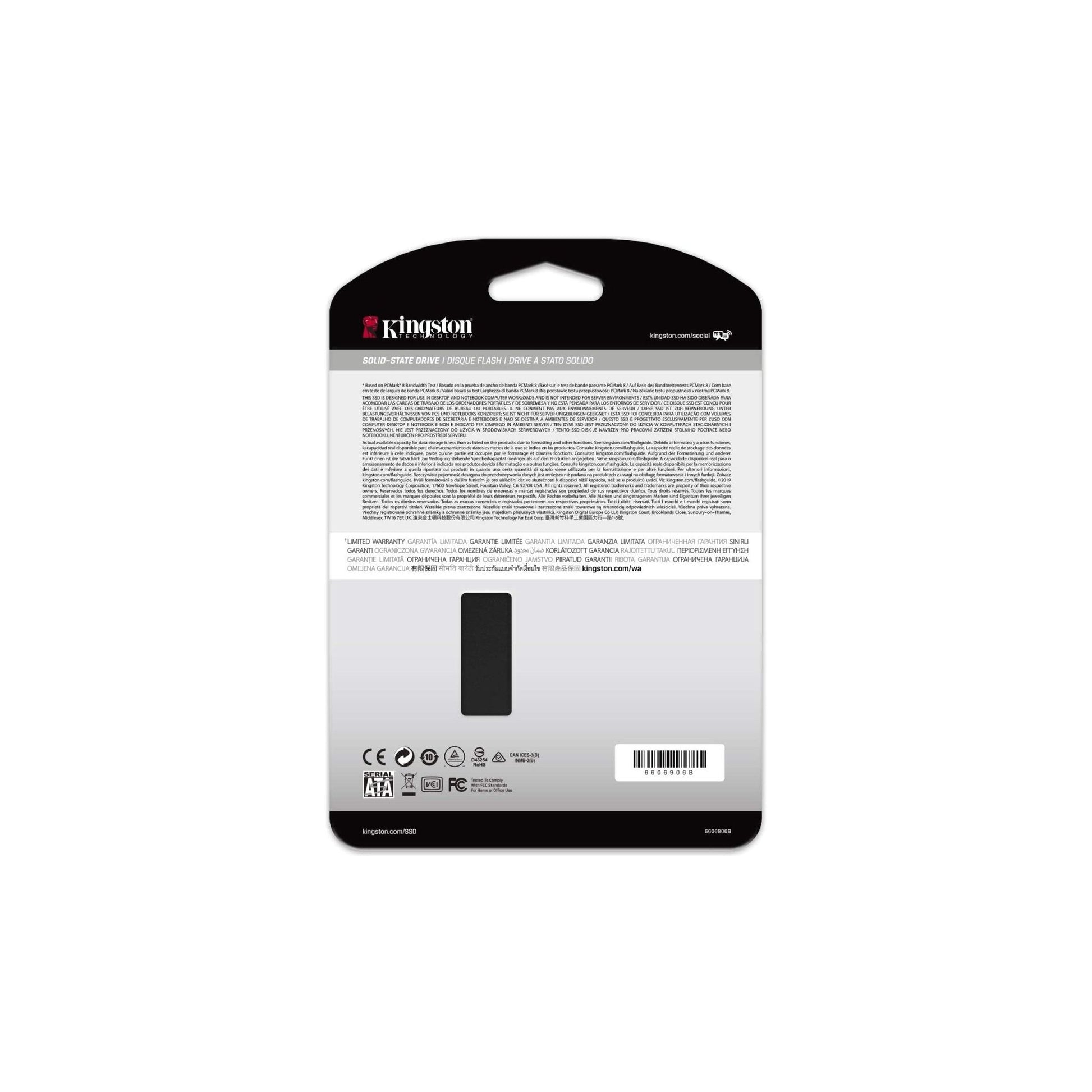 Kingston KC600 SSD SKC600/512G Interne SSD 2.5", SATA Rev 3.0, 3D TLC, XTS-AES 256-bits codering - NLMAX