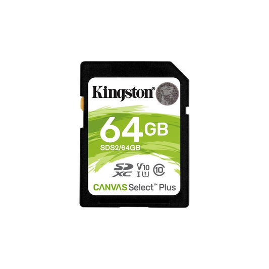 Kingston SDS2/64GB Canvas Select Plus SD-kaart Klasse 10 UHS-I - NLMAX