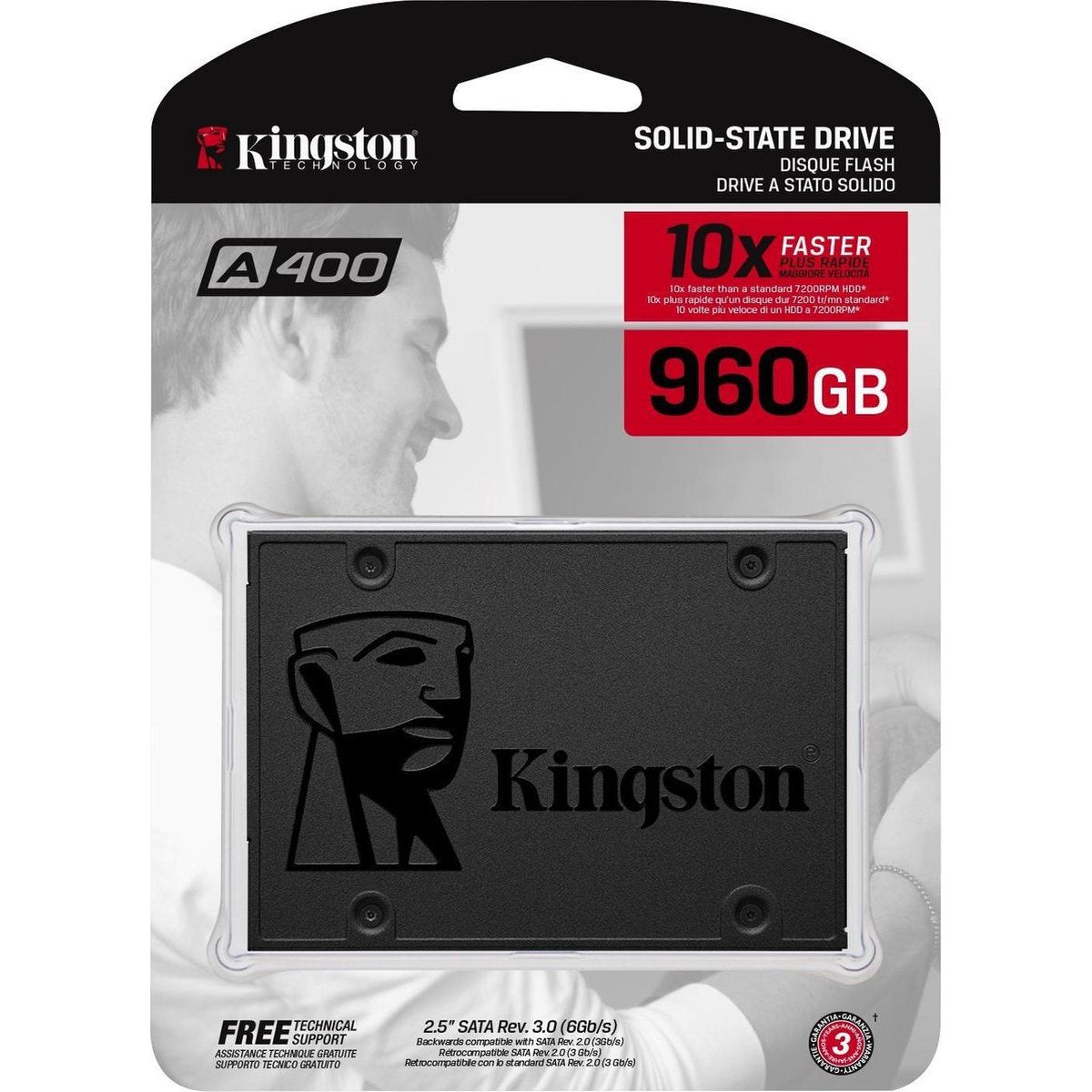 Kingston SSD SATA Drive A400-Interne-120GB - NLMAX