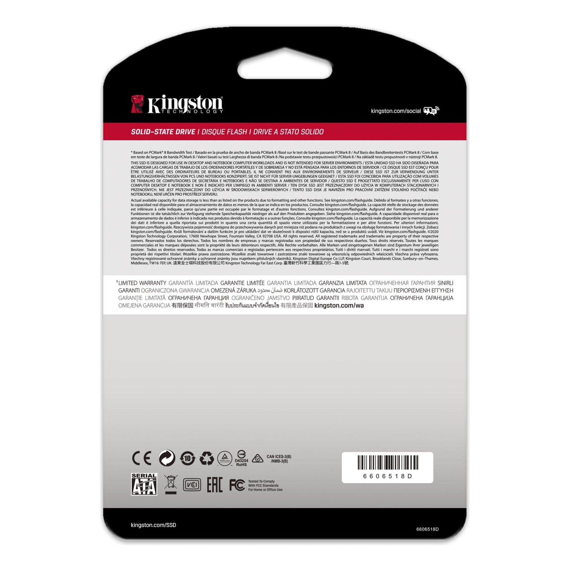 Kingston SSD SATA Drive A400-Interne - 240GB SATA 3, 2.5" - NLMAX