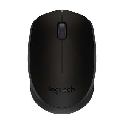 Logitech B170 Draadloze Muis, 2.4 GHz USB nano dongle, Optische Tracking, Batterijduur 12 maanden, Links-en Rechtshandig, PC / Mac / Laptop - Zwart - NLMAX